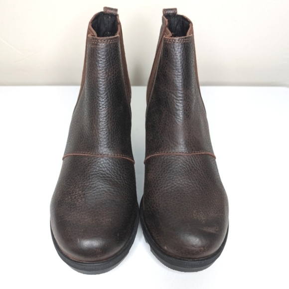 NWOB SOREL Joan of Arctic Wedge II Chelsea Bootie Size 8.5 in Quarry - Picture 4 of 8